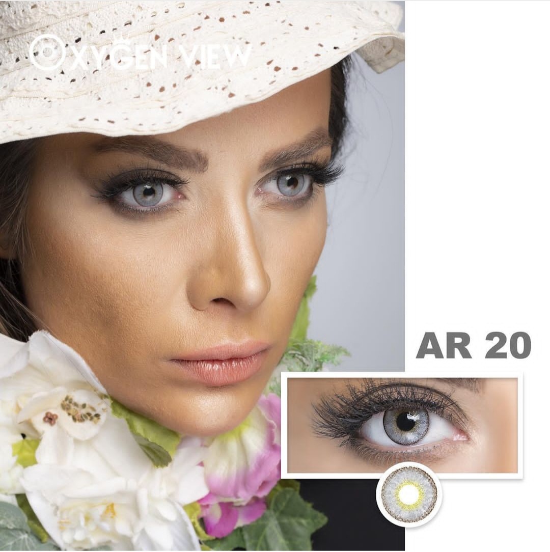 لنز تماسی اکسیژن ویو oxygen view کد Gray AR 20